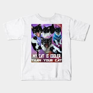 My cat is cooler than your cat Kids T-Shirt